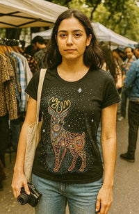 Blusa Venado Cosmico Huichol