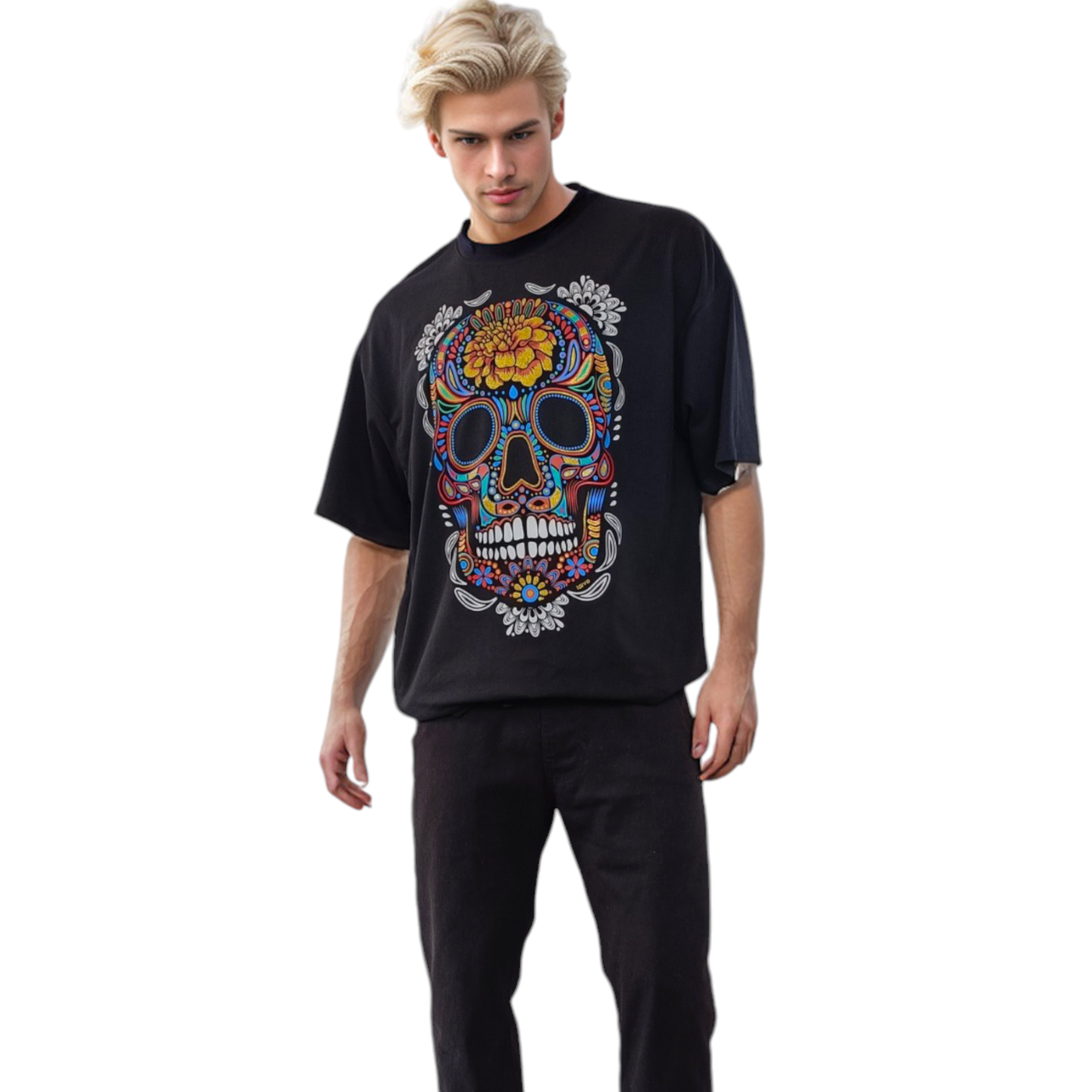 OverSize Calavera Cempasuchil