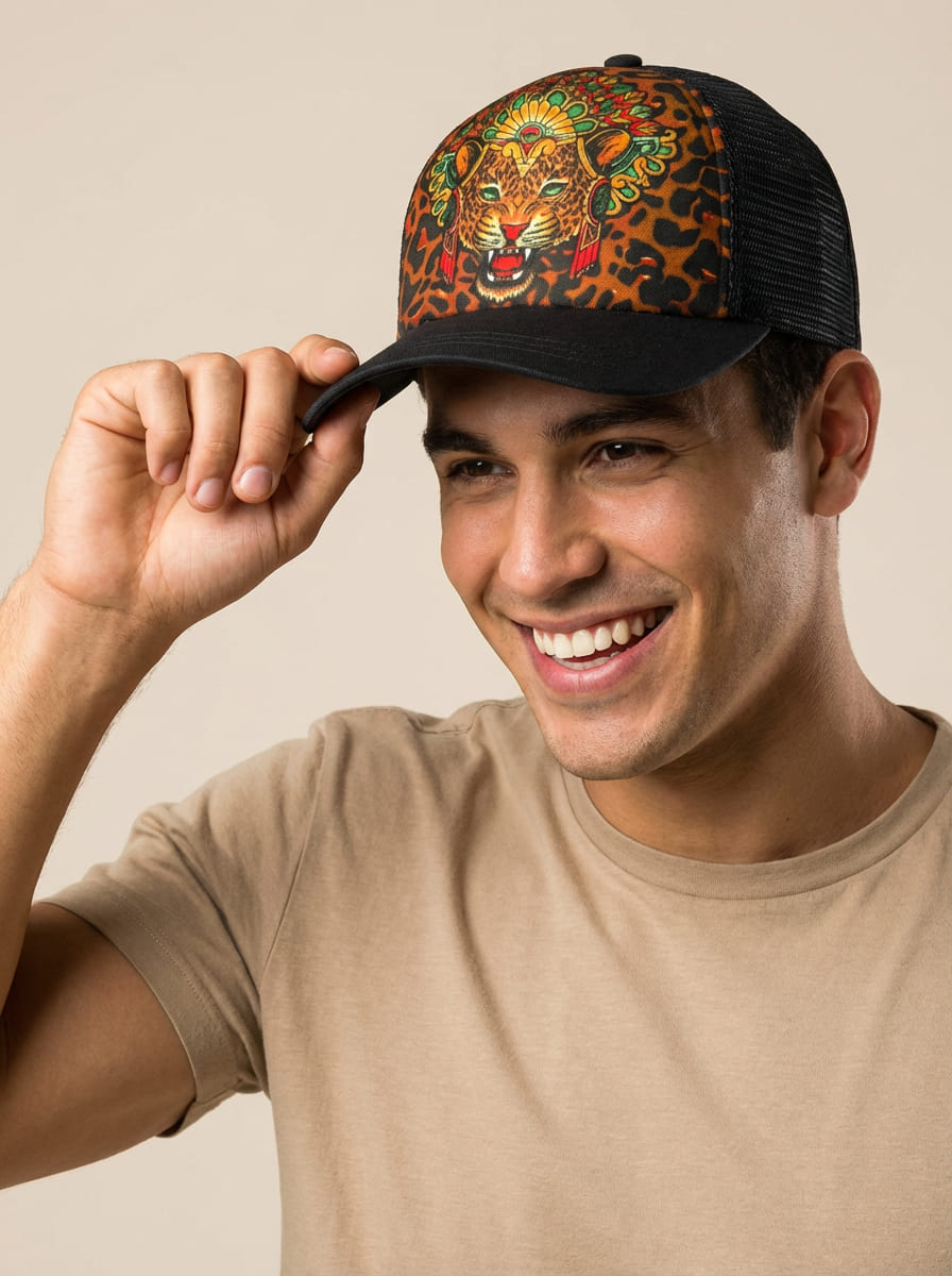 Gorra Broche Penacho Jaguar