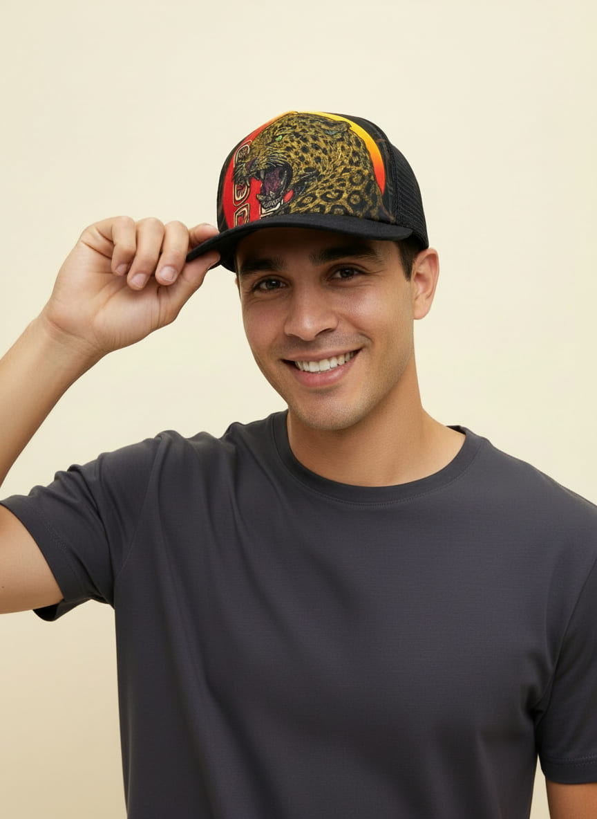 Gorra Broche Mural Jaguar