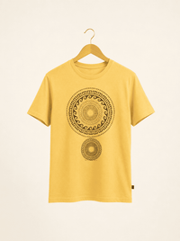 Playera Amarillo Mandala Simbolo