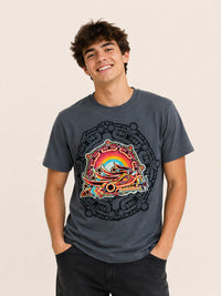 Playera Gris Rata Quetzalcoatl Moderno