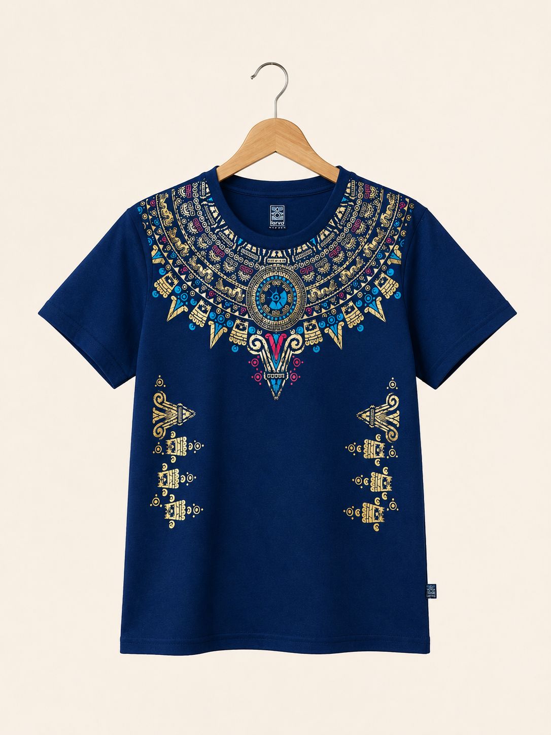 Playera Marino Collar Prehispanico