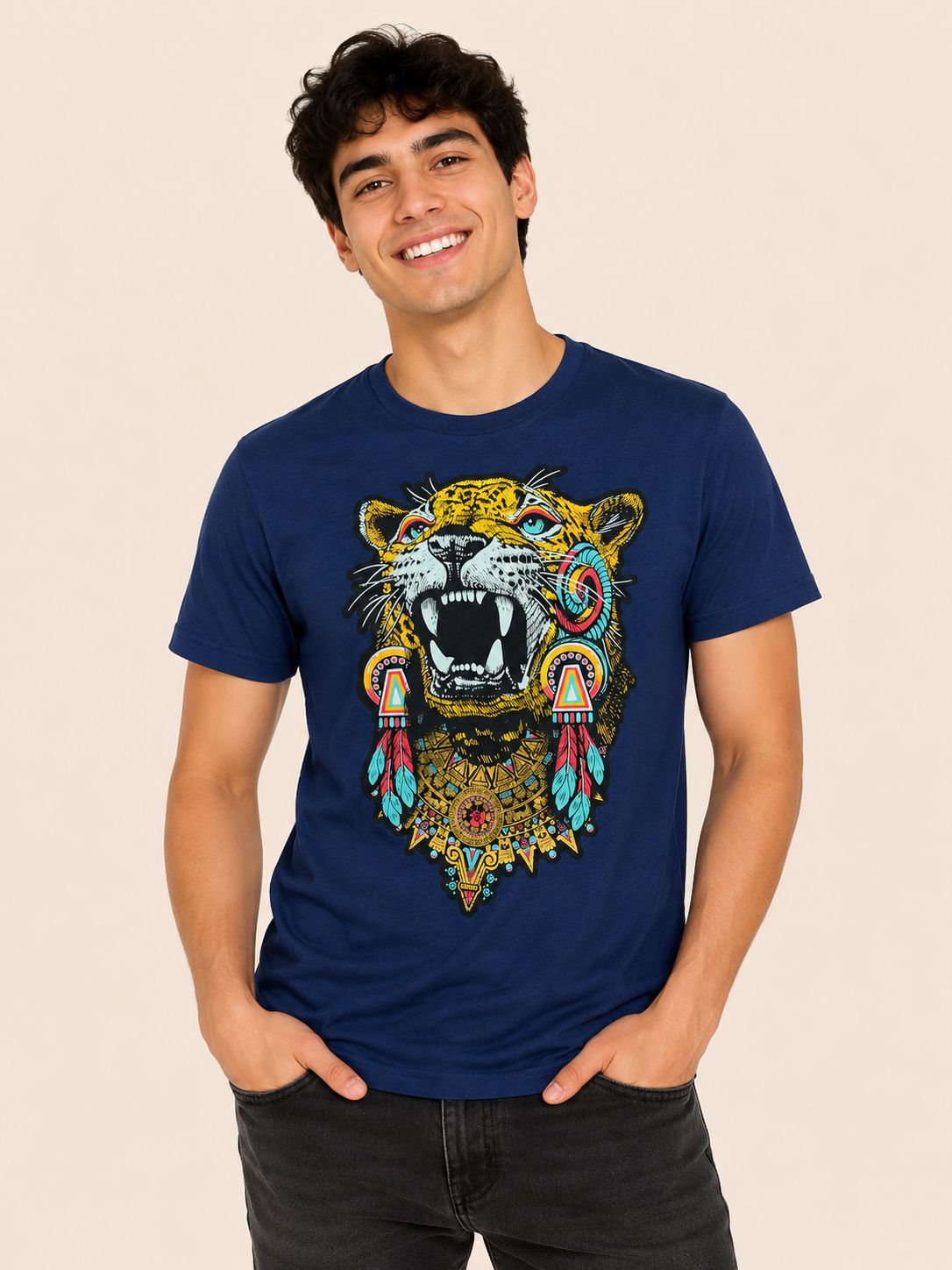 Playera Marino Rugido Jaguar