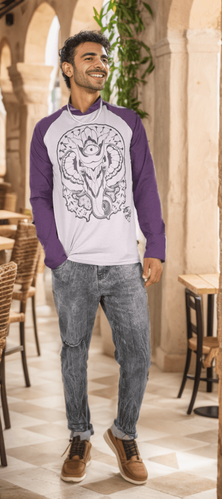 Playera Manga Larga Ganesh Psy