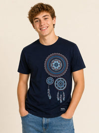 Playera Negro Atrapasueños Bordado