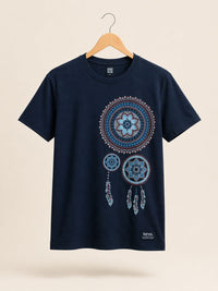 Playera Negro Atrapasueños Bordado