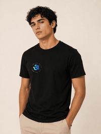Playera Negro Buda Colores