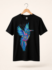Playera Negro Colibri Ollin