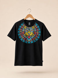 Playera Negro Collar Jaguar