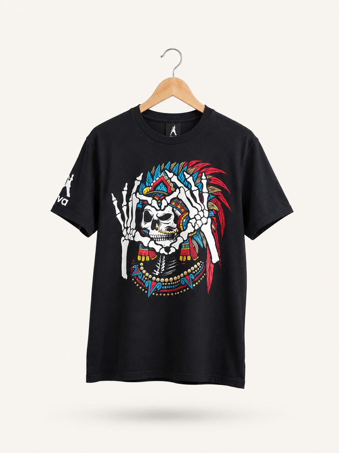 Playera Negro Mictlan Love