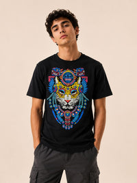 Playera Negro Jaguar Guerrero