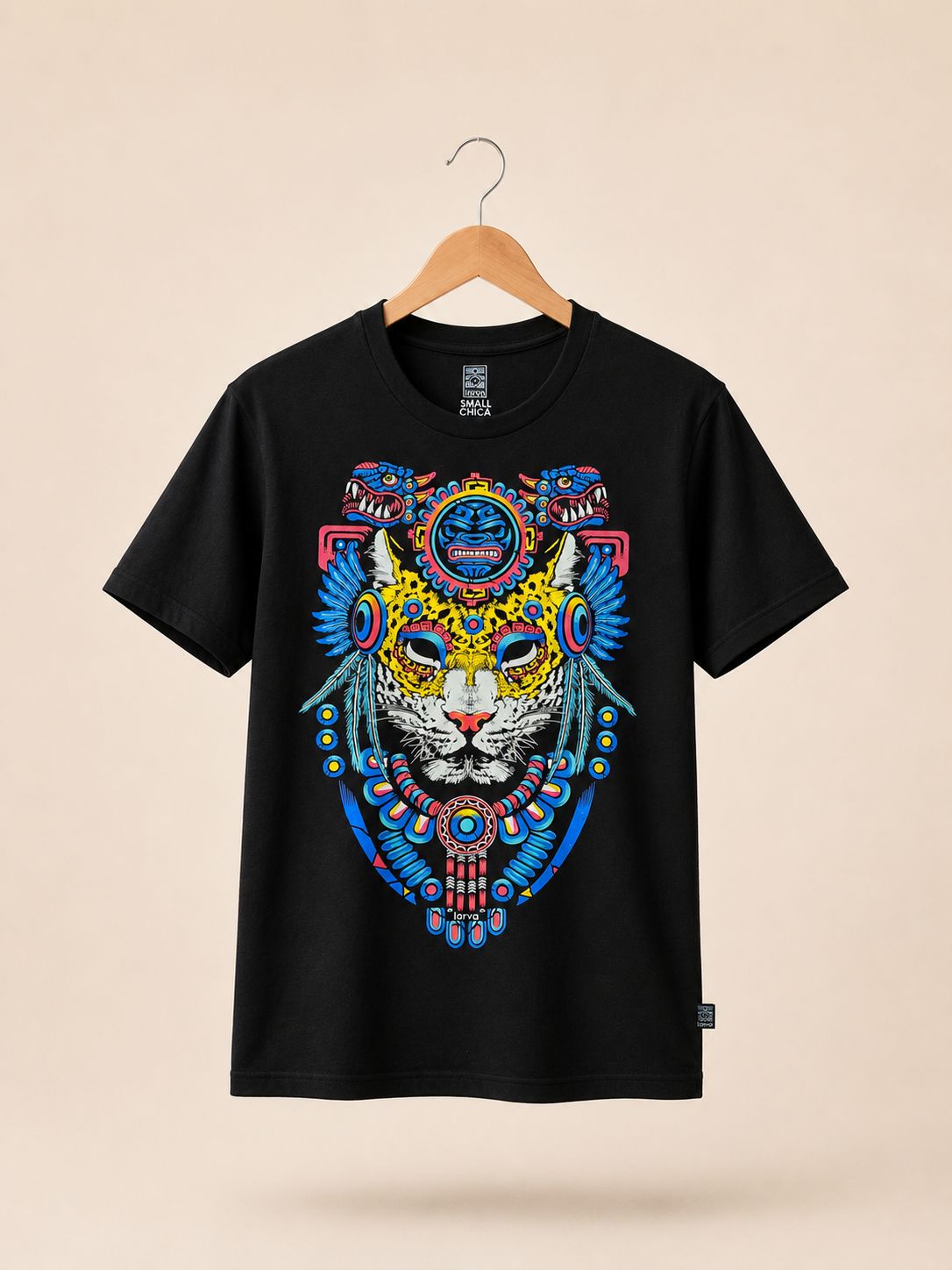 Playera Negro Jaguar Guerrero