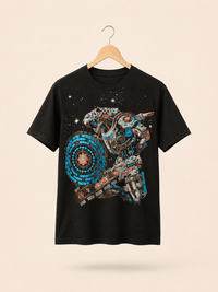 Playera Negro Jaguar Galactico