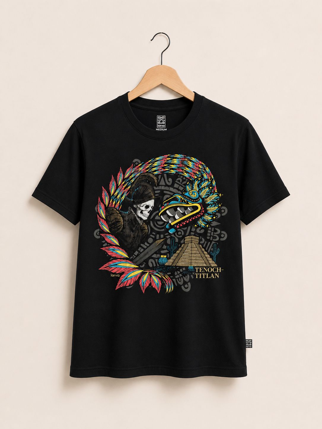 Playera Negro La Conquista