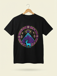 Playera Negro Monte Venado Ojo