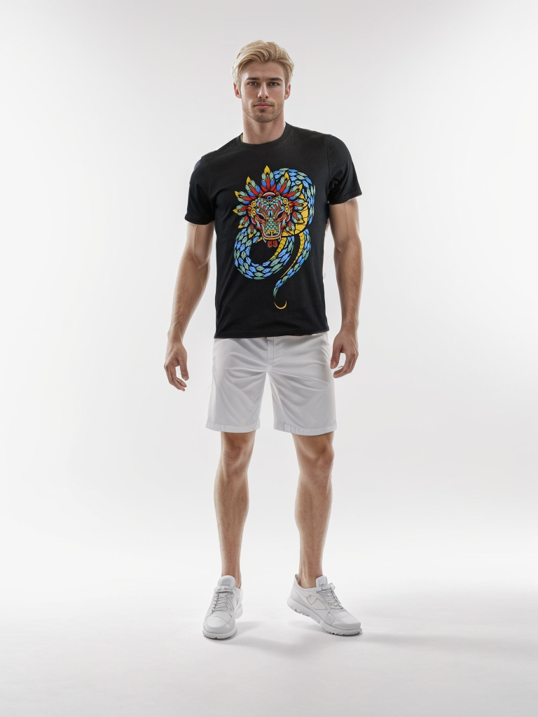 Playera Serpiente Emplumada