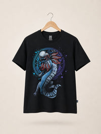 Playera Negro Axolotl Psy