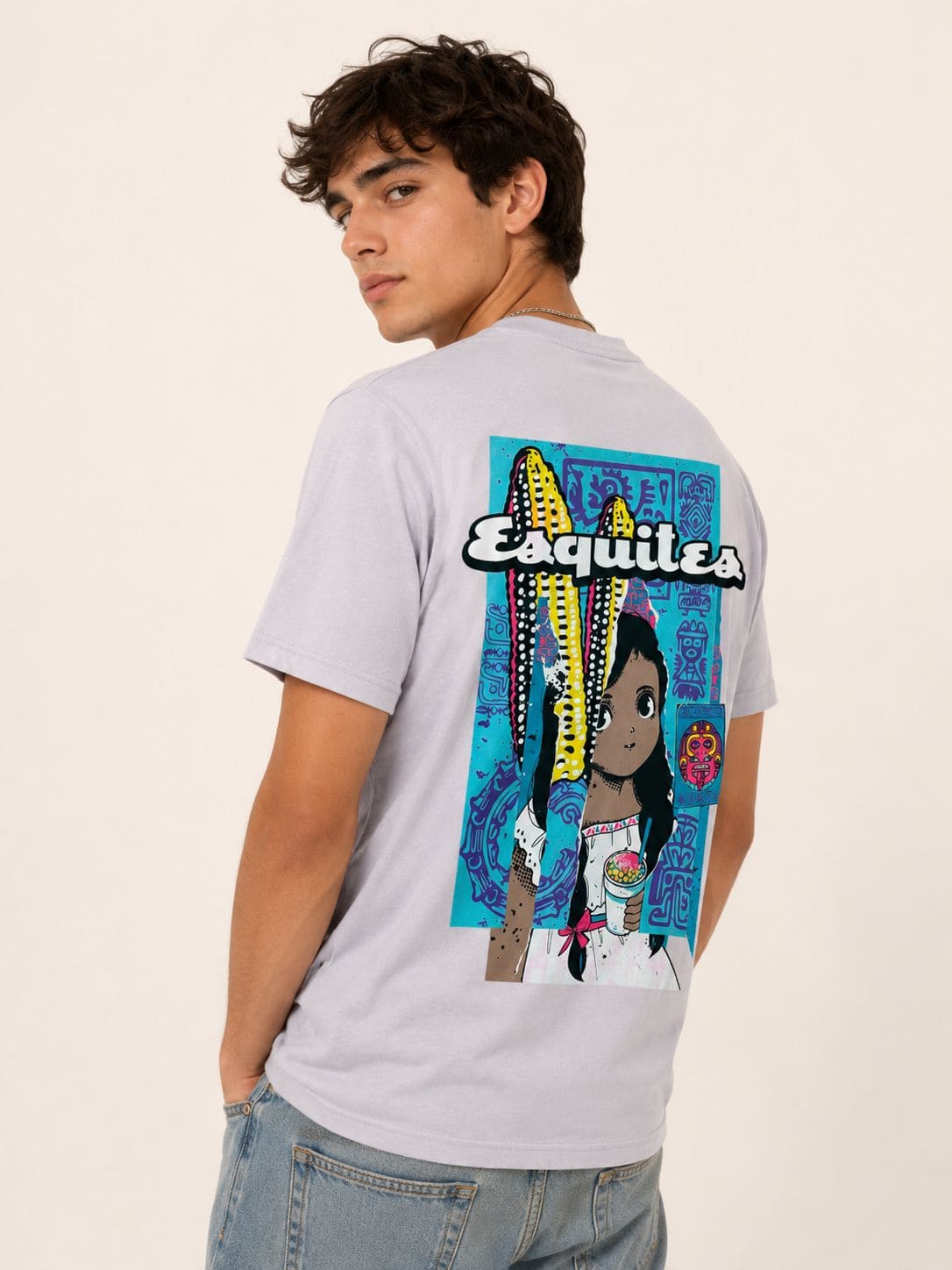 Playera Relaxed Fit Palo De Rosa Hijos Del Maiz