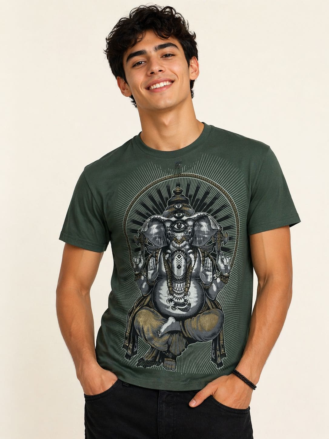 Playera Verde Ganesh