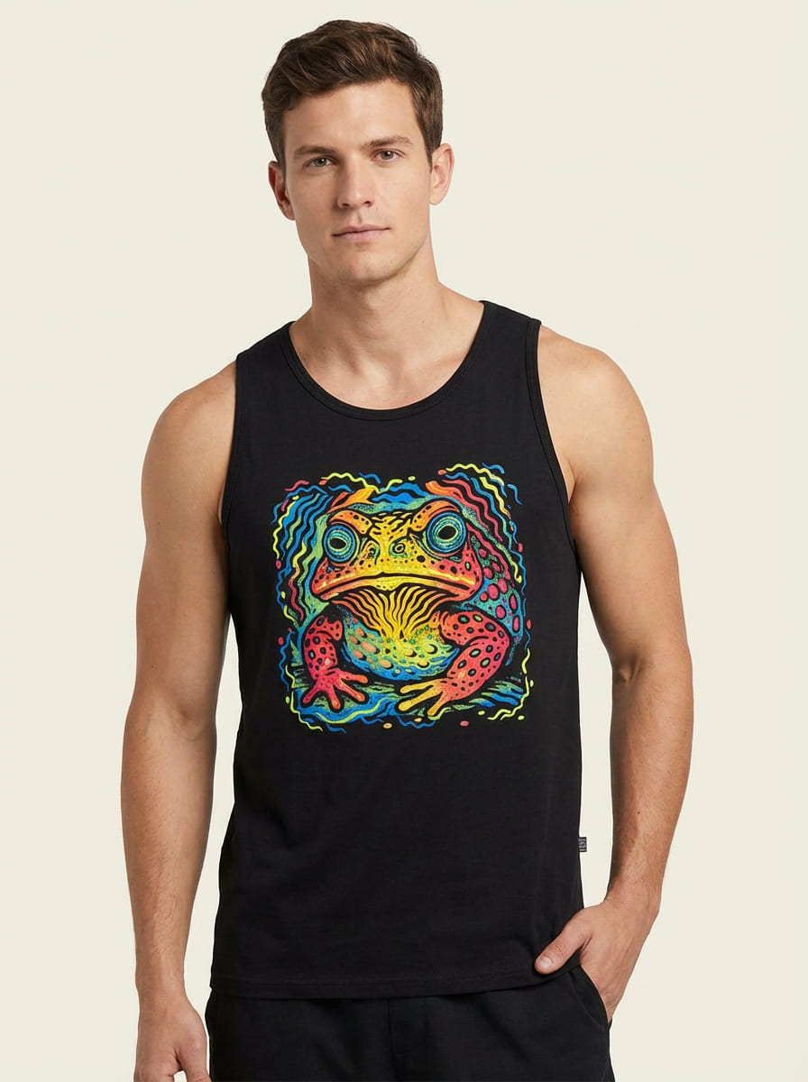 Camiseta Negro Sapo Trip