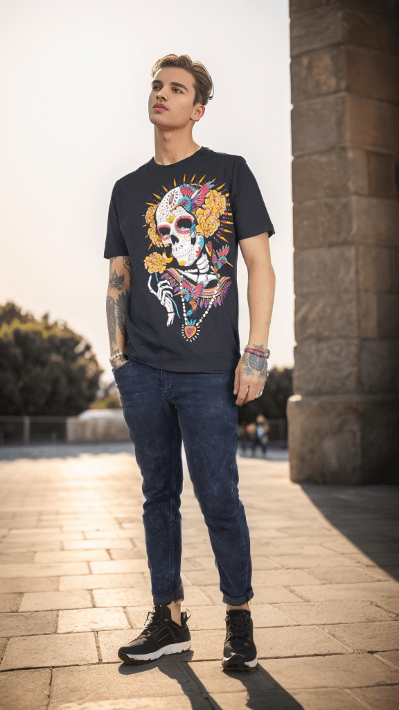 Playera Catrina Colibrí