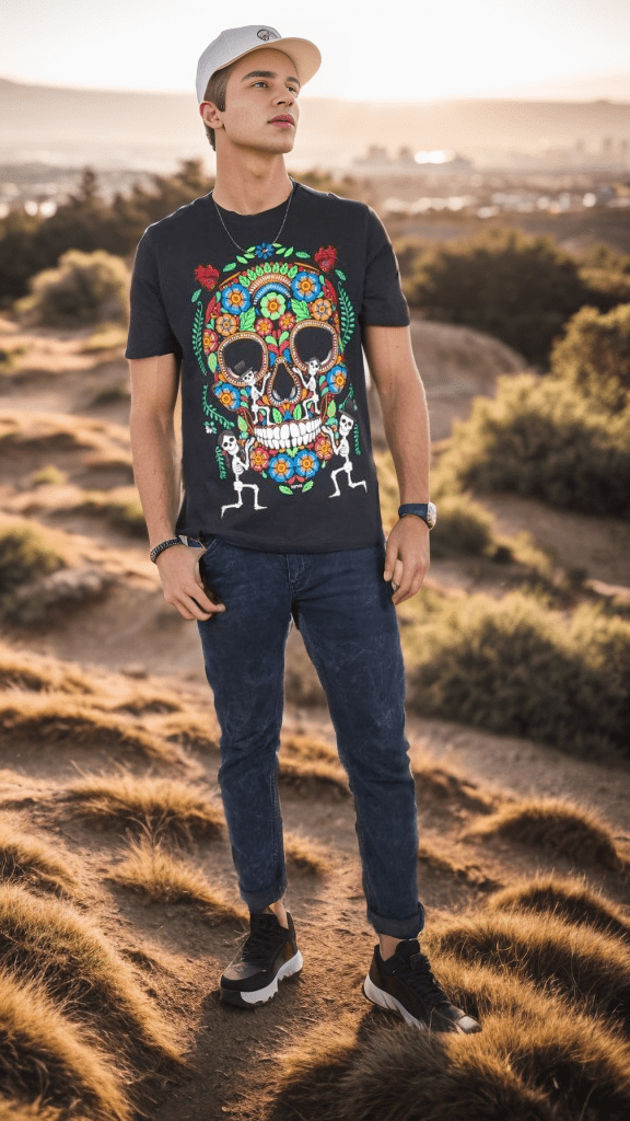 Playera Día De Muertos De Muertos