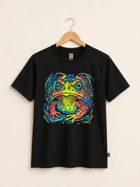 Playera Negro Sapo Trip