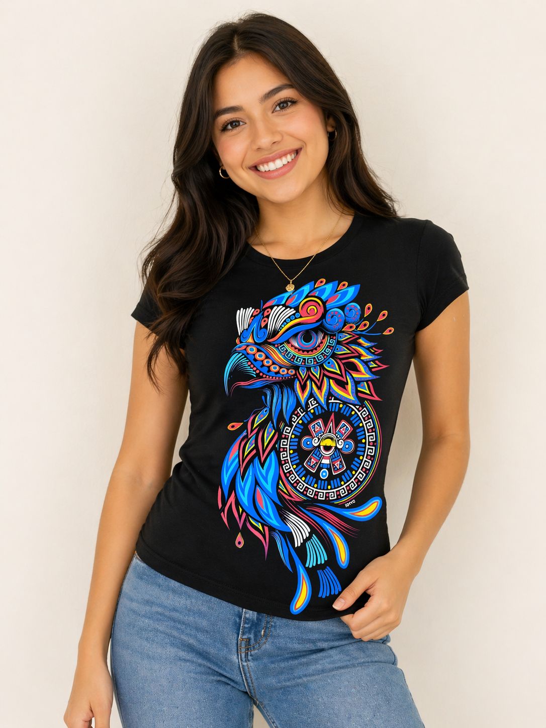 Blusa Negro Aguila Ollin