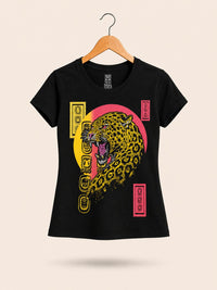 Blusa Negro Jaguar Mural