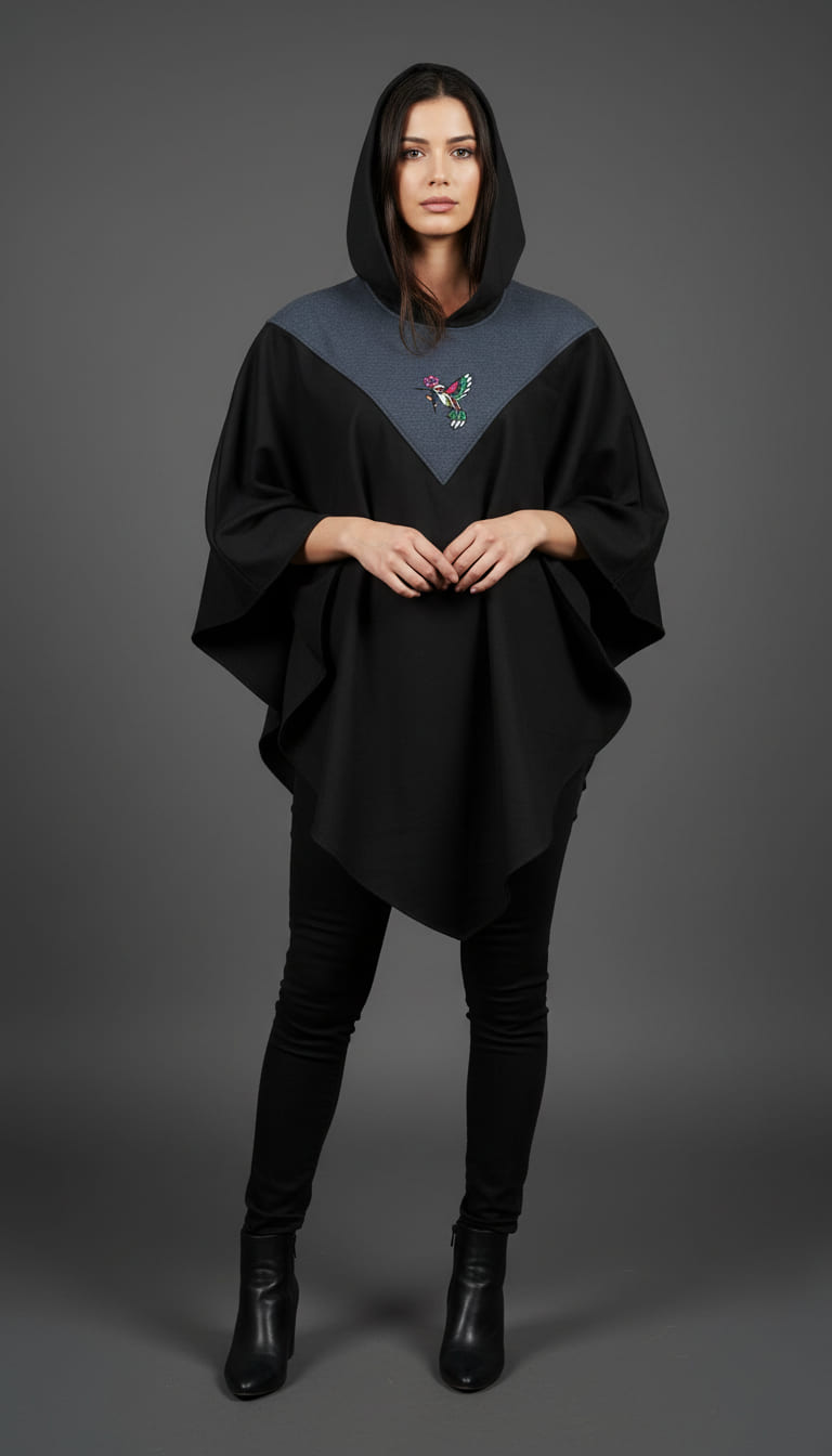 Capa Colibri-bordado