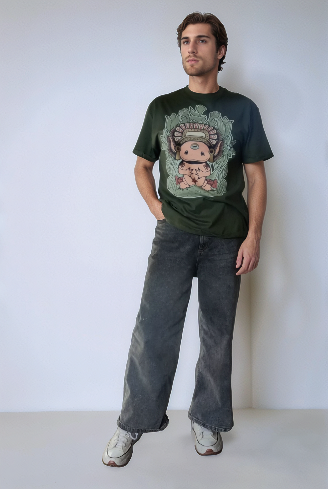 Playera Oversize Emperador Ajolote