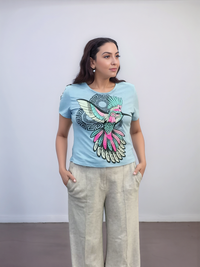 Blusa Corta Quetzal Mandala