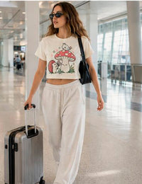 Blusa Crop Top Hongo del Bosque