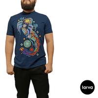 Playera Axolotl Huichol