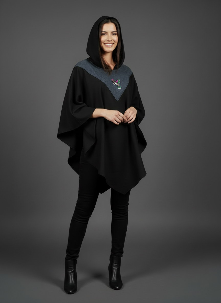 Capa Colibri-bordado