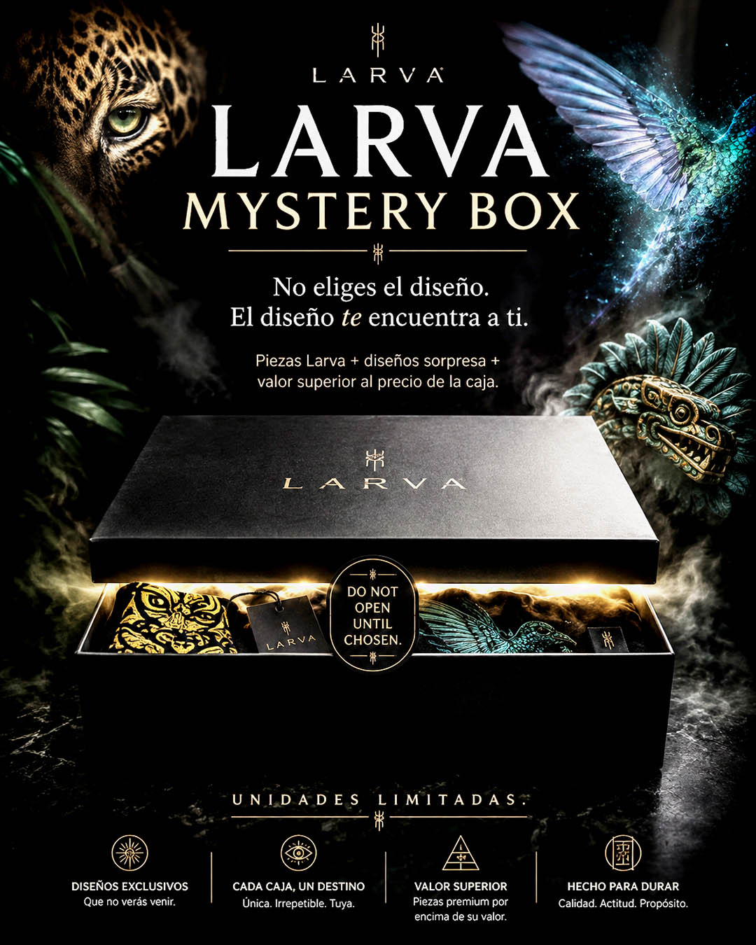 Mystery Box – 5 Playeras Larva MX