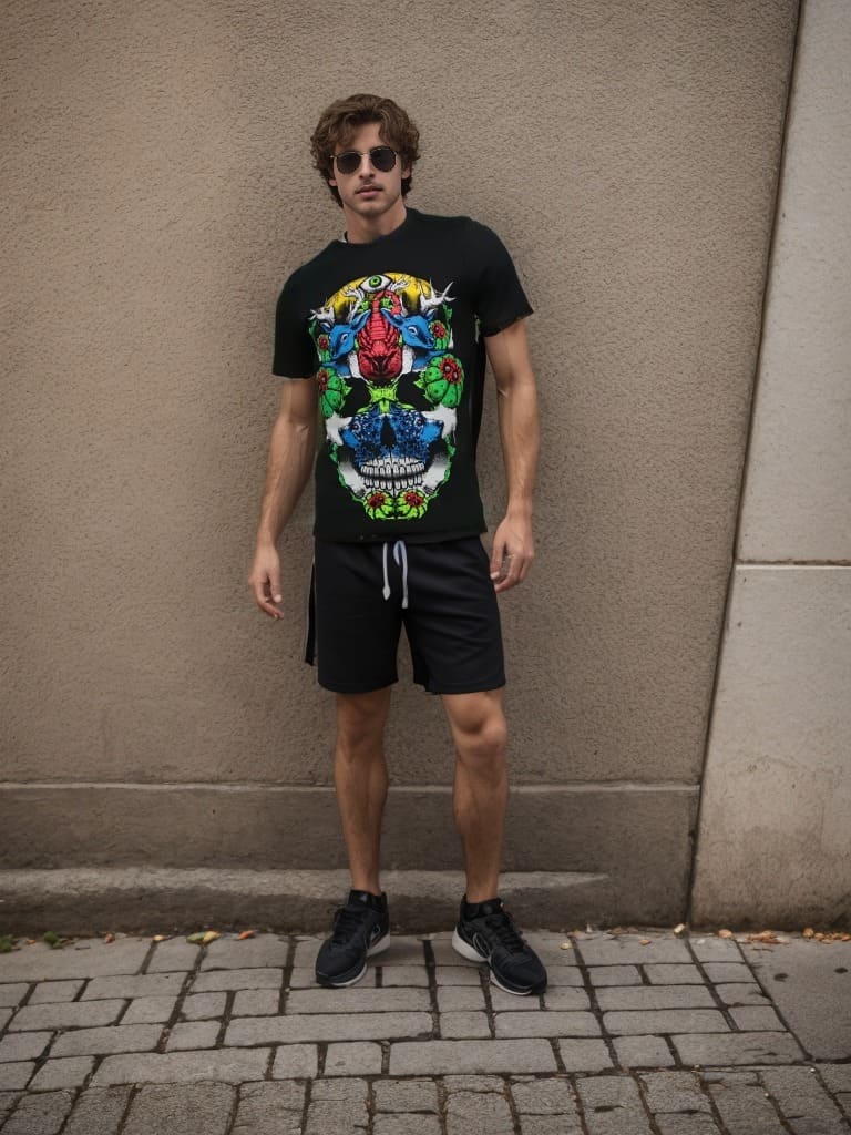 Playera Cráneo Nature