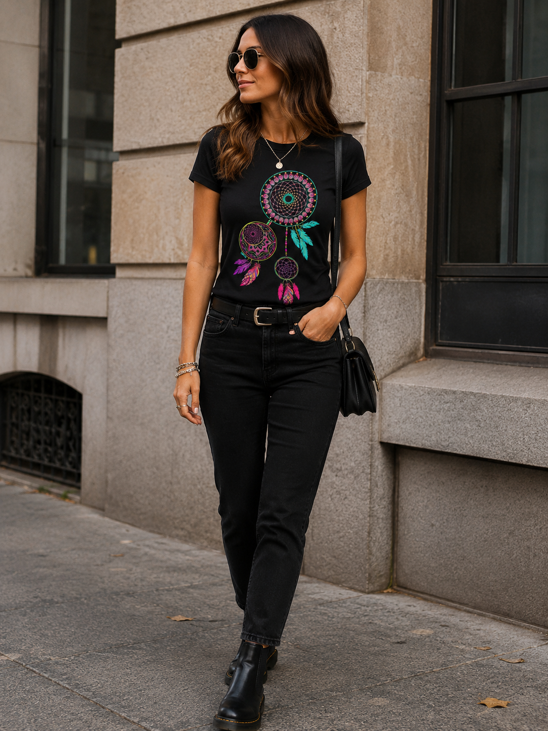 playera mujer colbri atrapasuenos