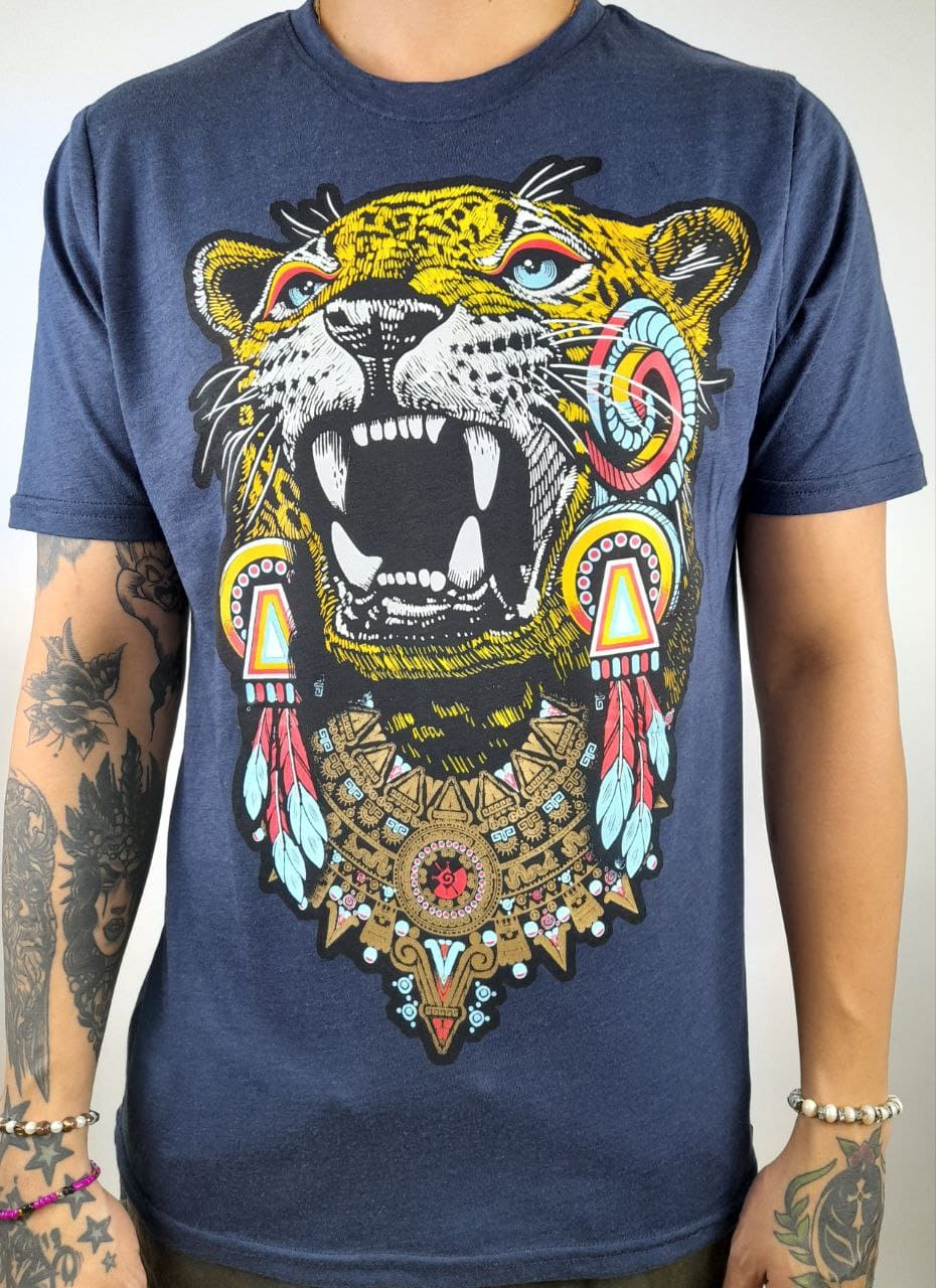 Playera Rugido Jaguar Azteca