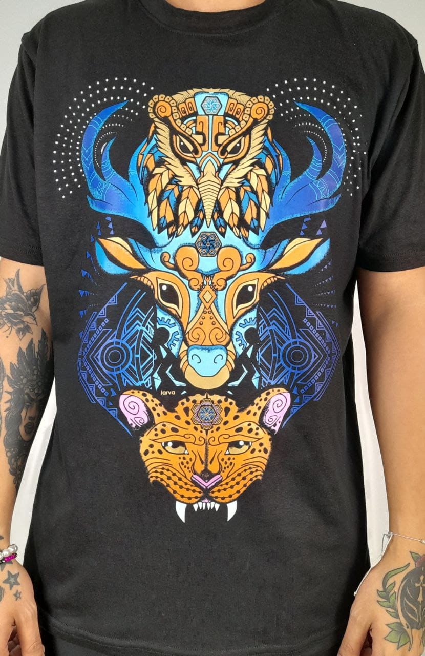 Huichol Cosmic Totem T-Shirt